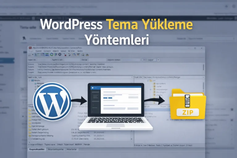 WordPress tema yükleme yöntemleri