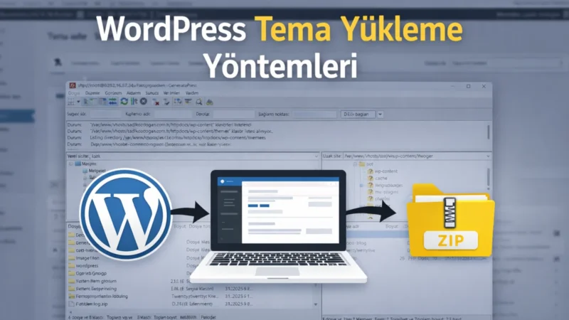 WordPress tema yükleme yöntemleri