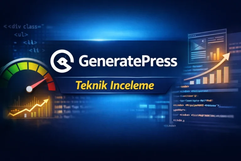 GeneratePress tema incelemesi