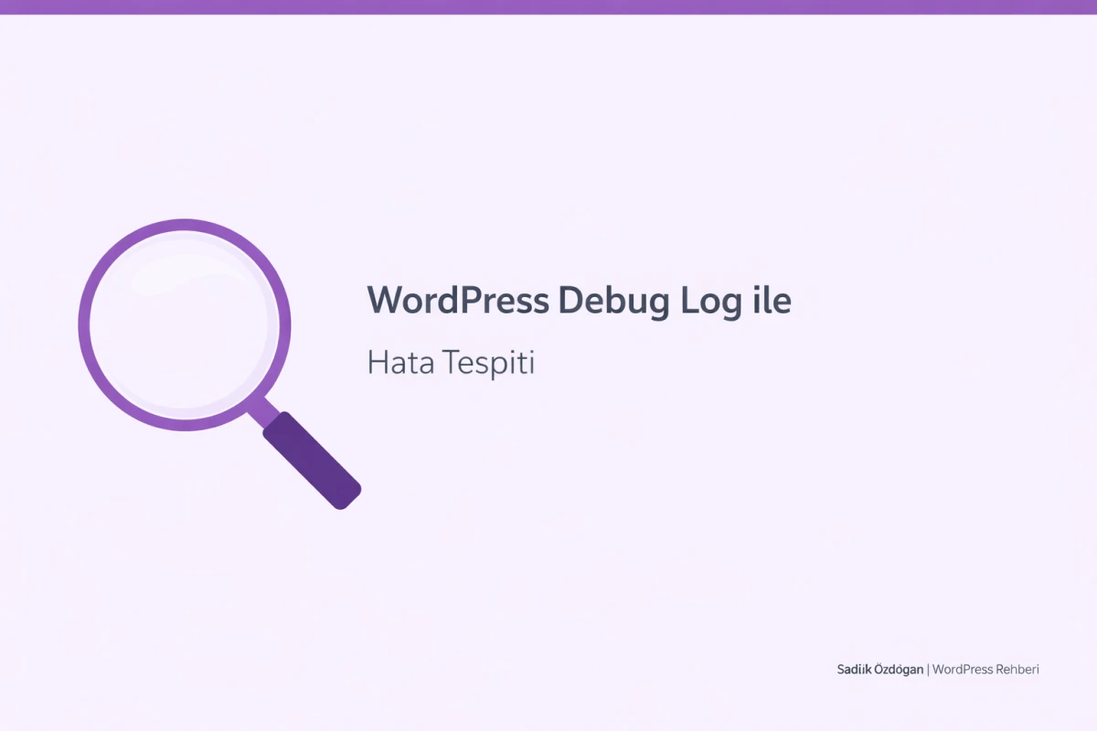WordPress debug log kullanarak hata tespiti