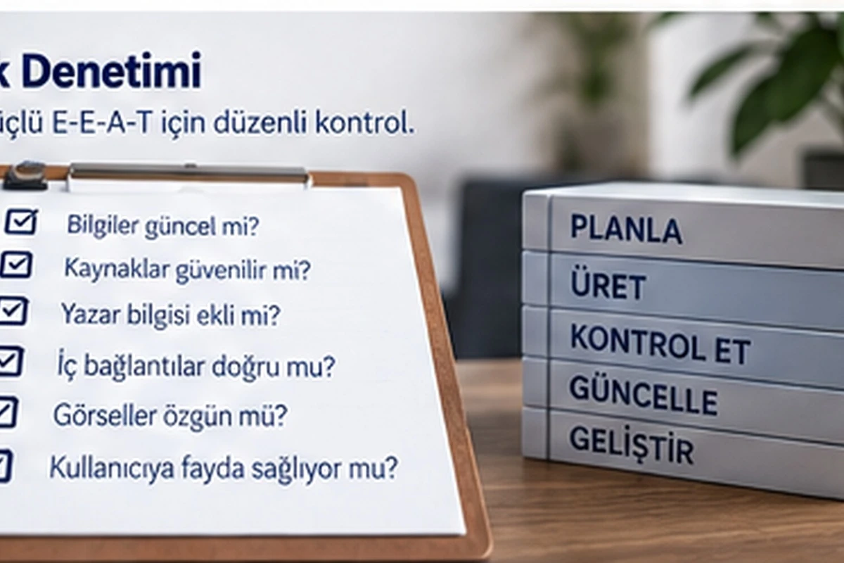 E-E-A-T içerik denetimi