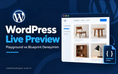 WordPress Eklentime Live Preview Özelliğini Nasıl Ekledim? Playground ve Blueprint Deneyimim