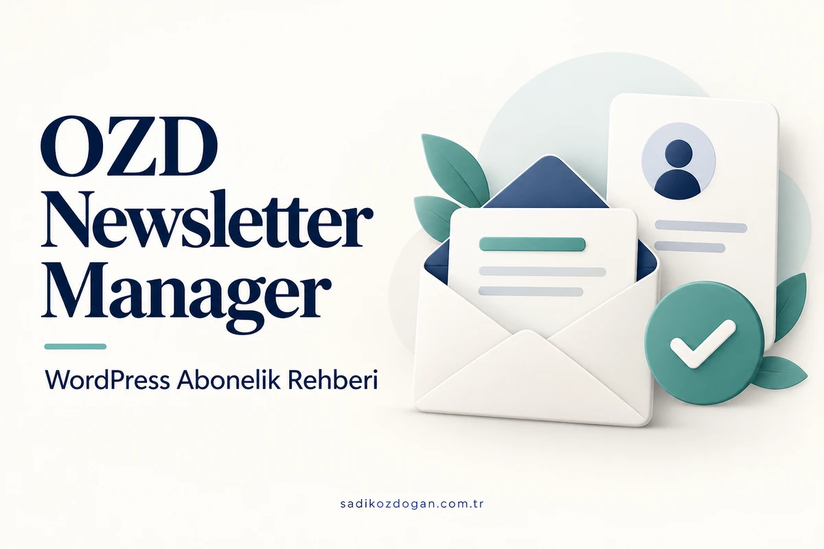 OZD Newsletter Manager: WordPress E-posta Abonelik Rehberi